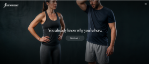 Built with Science website cover image of female and male in workout clothes